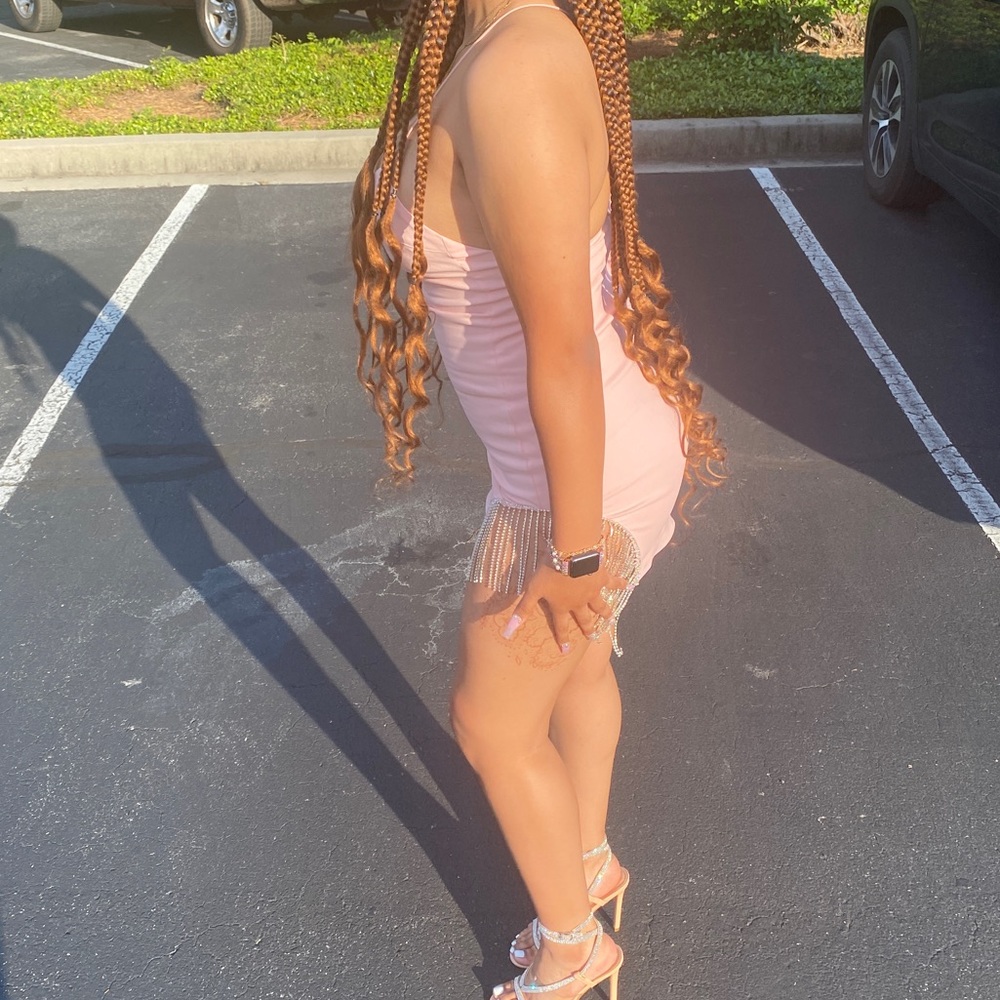 Fashion Nova “Borrowed Hearts Mini Dress”